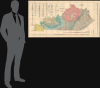 1929 Jillson Geological Map of Kentucky (inscribed by Jillson)