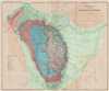 1879 Newton Geological Map of the Black Hills, South Dakota (Gold Rush)