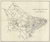 1933 Printers Limited Map of George Town, Penang, Malaysia