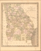 1849 Greenleaf Map of Georgia