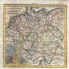 1742 Henerichs Map of Germany