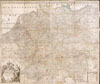 1730 Covens and Mortier Map of Germany ( Folding Case Map )