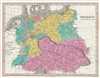 1828 Finley Map of Germany
