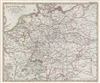 1854 Perthes Map of Germany's Roads and Railways