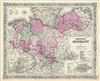 1864 Johnson Map of Northern Germany (Holstein and Hanover)