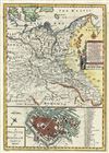 1747 Bowen Map of Northeastern Germany (Saxony, Brandenburg)