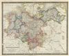 1835 Hall Map of Northern Germany : Hanover, Brunswick, Mecklenburg