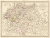 1839 Malte-Brun Historical Map of Germany and Poland