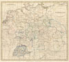 1799 Celement Cruttwell Map of Germany