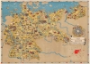 1936 Walter Riemer Pictorial Propaganda / Tourist Map of Germany