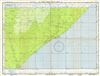 1954 U.S. Air Force Aeronautical Chart or Map of Southern Somalia