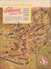 1948 Stluka Pictorial Map of Glacier National Park for the Great Northern Railway
