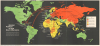 1962 Jessup Propaganda Map of the World and Communist Expansion
