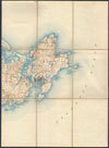 1887 Pocket Map Version of the U.S. Geological Survey Map of Gloucester and Rockport, Massachusetts