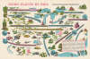 1950 AAR Pictorial Railroad Map of North America