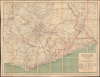 1948 Survey of Ghana Folding Road Map of the Gold Coast