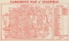 1906 Garrison Map of Goldfield, Nevada Mining Claims