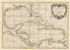 1778 Zannoni Map of Central America and the West Indies (Caribbean)