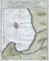 1764 Bellin Map of Cape Town (Cape of Good Hope)