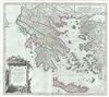 1752 Vaugondy Map of Greece and the Balkans in Antiquity