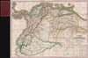 1828 Tanner Pocket Map of Gran Colombia