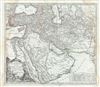 1753 Vaugondy Map of Persia, Arabia and Turkey