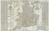 1710 Moll Map of England and Wales