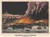 1872 Haskell and Allen View of the Great Fire of Boston