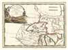 1797 Cassini Map of the Great lakes
