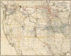1917 McGill-Warner Railroad Map of the Western United States