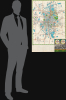 1962 Dolph City Plan or Map of Orlando and Vicinity, Florida