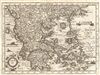 1700 Martineau Map of Greece
