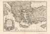 1745 Buache/ De l'Isle Map of Greece and Turkey