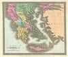 1835 Burr Map of Greece