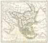 1832 Delamarche Map of Greece and the Balkans