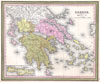 1850 Mitchell Map of Greece