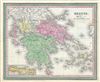 1854 Mitchell Map of Greece