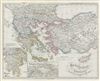 1854 Spruner Map of Greece and Asia Minor from the 11th to the 13th century