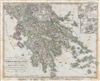 1853 Perthes Map of Classical Greece