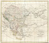 1799 Clement Cruttwell Map of Turkey in Europe