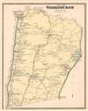 1867 Beers Map of Westchester (White Plains, Scarsdale, Hastings), New York