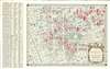 1961 Fahey Pictorial Map of Greenwich Village, New York City