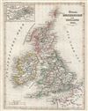 1849 Meyer Map of the British Isles (Great Britain and Ireland)
