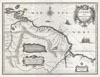 1635 Blaeu Map Guiana, Venezuela, and El Dorado