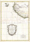 1771 Bonne Map of the Guinea Coast of West Africa and the Cape Verde Islands