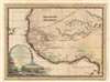 1797 Cassini Map of West Africa and the Gold Coast