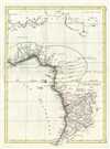 1778 Bonne Map of West Africa (Guinea, the Bight of Benin, Congo)