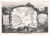1852 Levasseur Map of Guyana, Miquelon, Newfoundland, and St. Martin