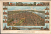 1855 Williams Chromolithograph View of Harrisburg, Pennsylvania