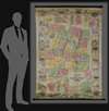 1855 Woodford Wall Map of Hartford County, Connecticut